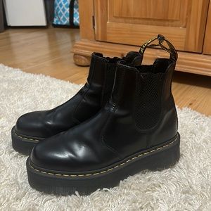 Black Platform Doc Martens